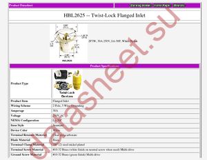 HBL2625 datasheet  